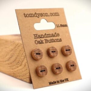 Handmade Oak Buttons by Tom Dyson (set of 6)
