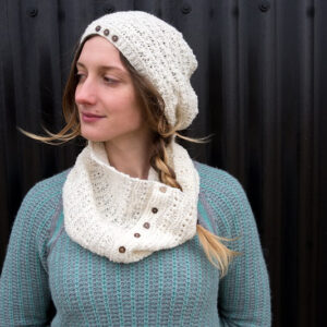 Romney Marsh Wools - Knit Your Own Lacy Cowl & Hat