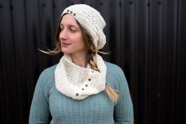 Romney Marsh Wools - Knit Your Own Lacy Cowl & Hat