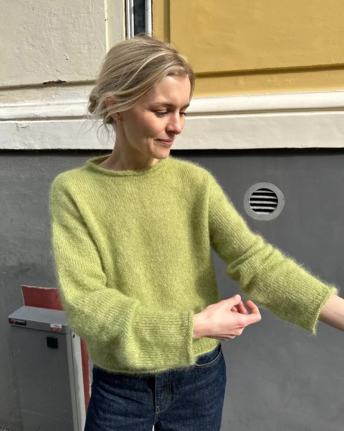 PetiteKnit Cloud Blouse - printed pattern