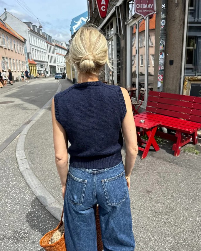 PetiteKnit Maggie Vest - printed pattern - Image 2