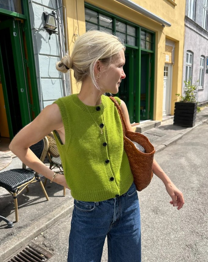 PetiteKnit Maggie Vest - printed pattern