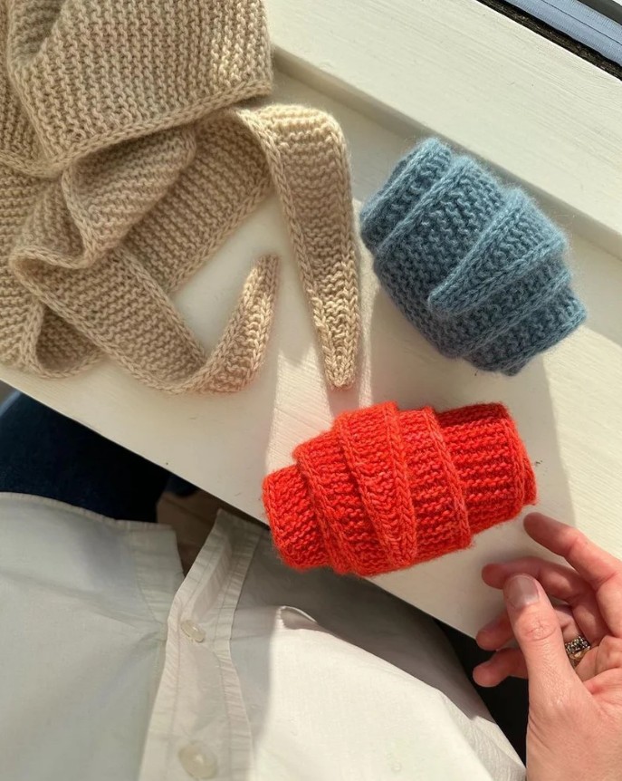 PetiteKnit Sophie Scarf - printed pattern - Image 3