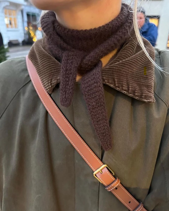 PetiteKnit Sophie Scarf - printed pattern - Image 5