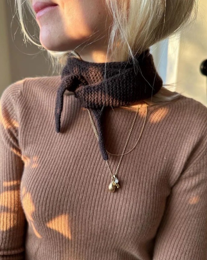 PetiteKnit Sophie Scarf - printed pattern