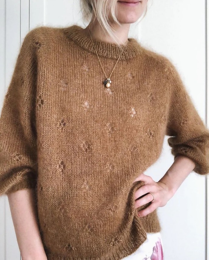 PetiteKnit Fortune Sweater - printed pattern - Image 5