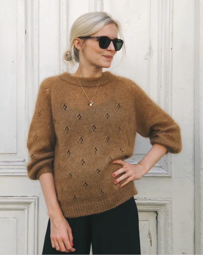 PetiteKnit Fortune Sweater - printed pattern