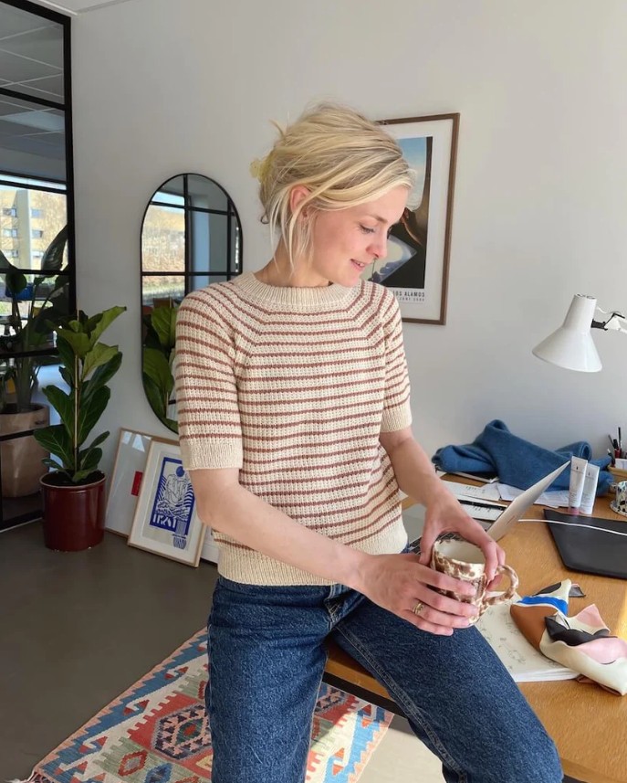 PetiteKnit Friday Tee - printed pattern