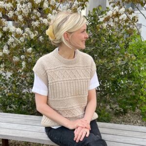 PetiteKnit Ingrid Slipover - printed pattern