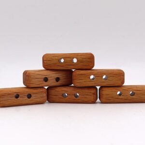 Handmade Wood Toggles by Tom Dyson (set of 6)